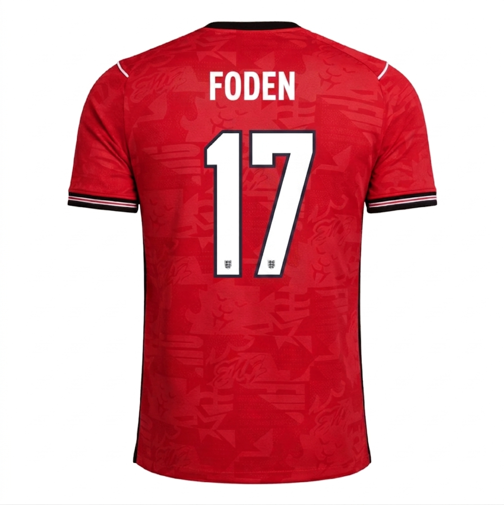 England 2026 Away Jersey Phil Foden #17