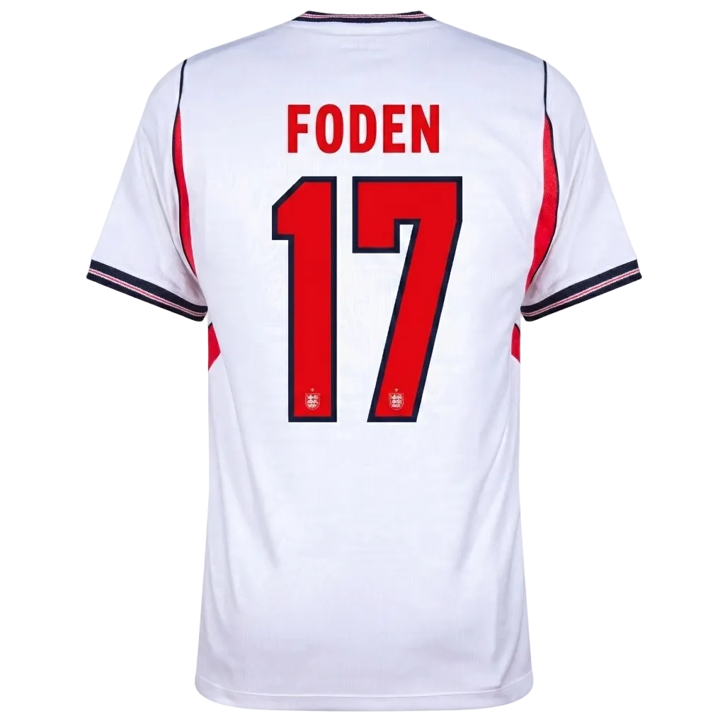 England 2026 Home Jersey Phil Foden #17