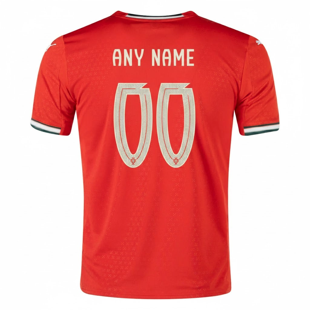Portugal 2025 Home Jersey Custom