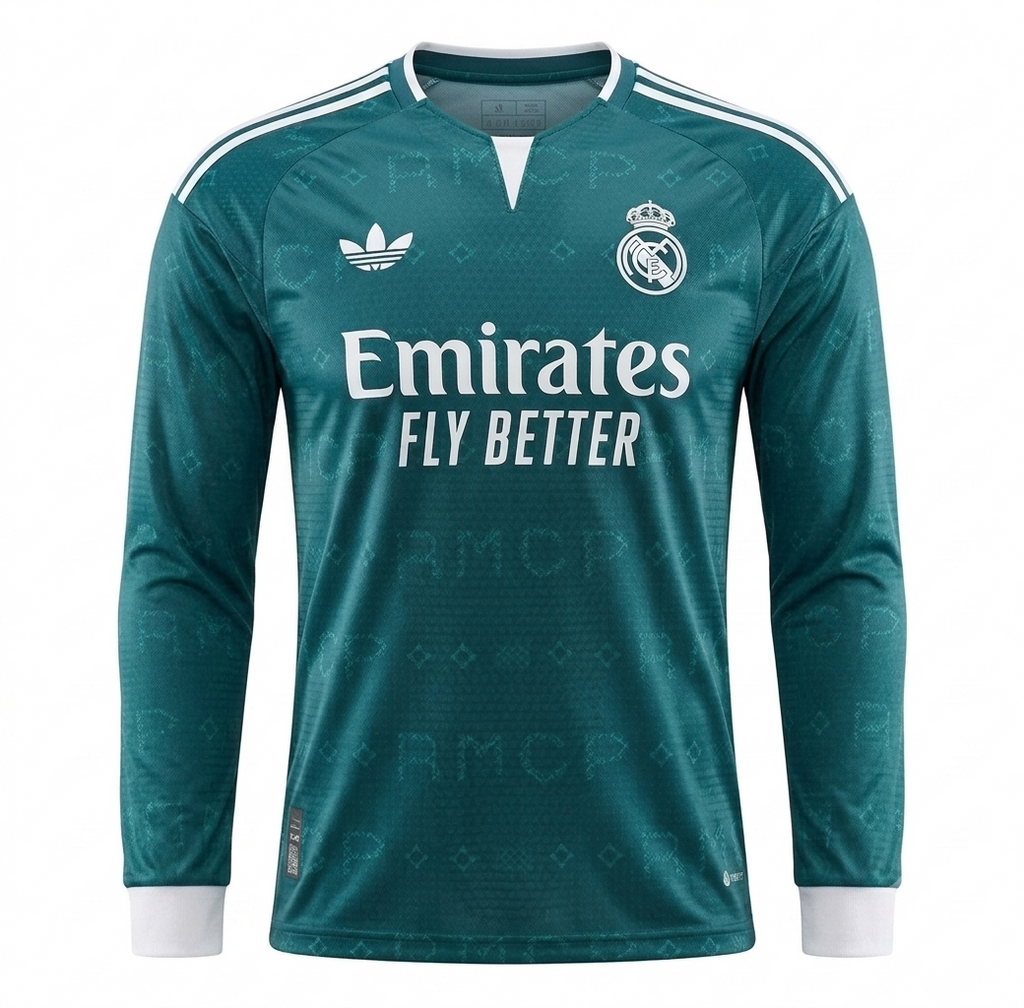 Real Madrid 26/27 Away Long Sleeve Jersey
