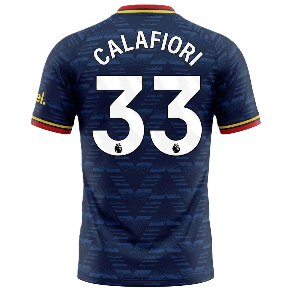 Arsenal 26/27 Away Jersey Riccardo Calafiori #33