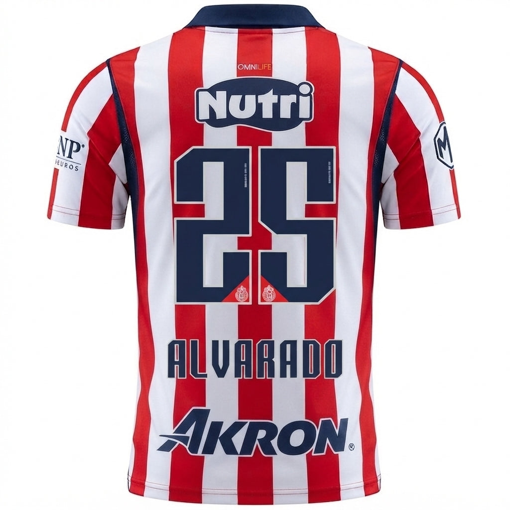 Chivas De Guadalajara 26/27 Home Jersey Alvarado #25
