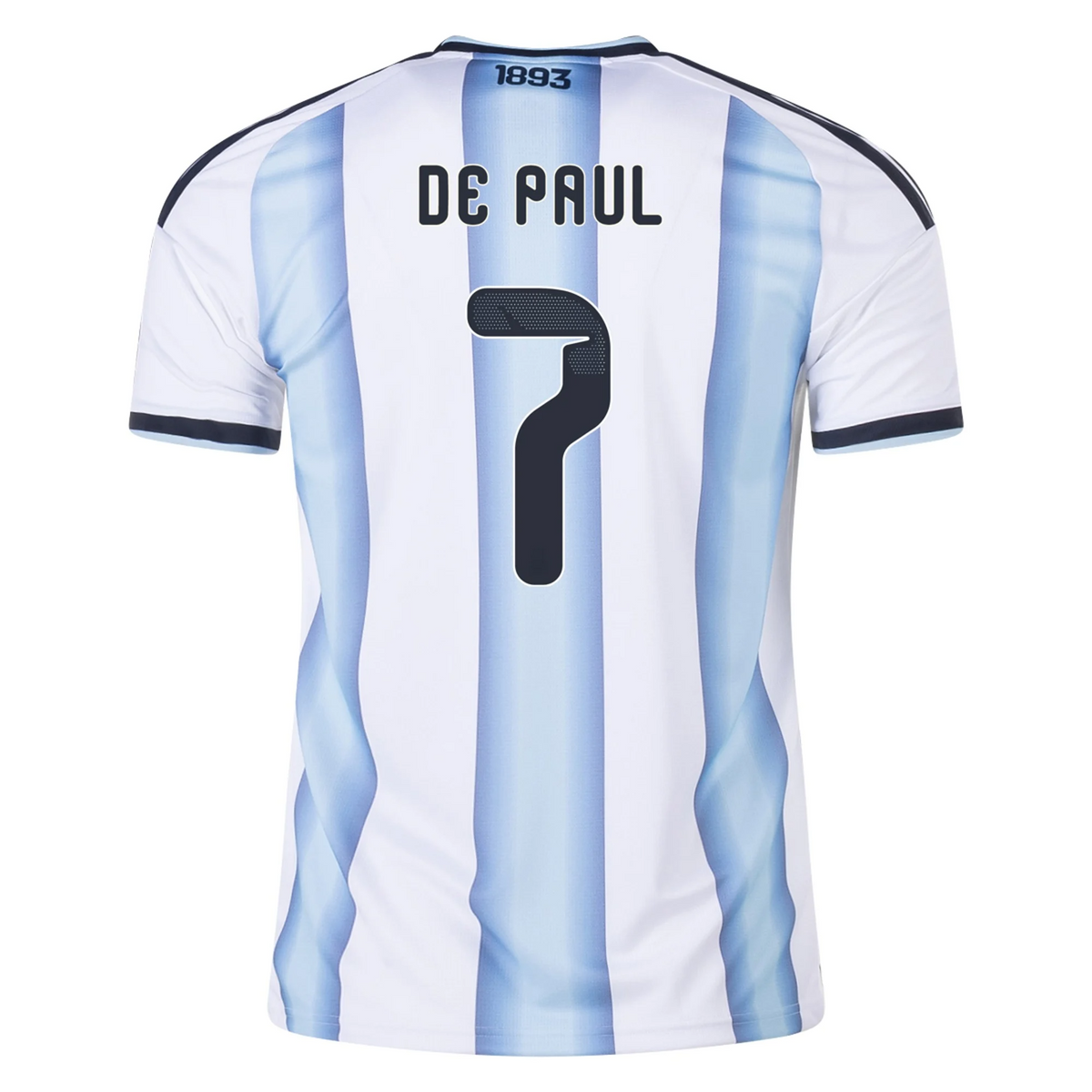 Argentina 2026 Home Jersey Rodrigo De Paul #7