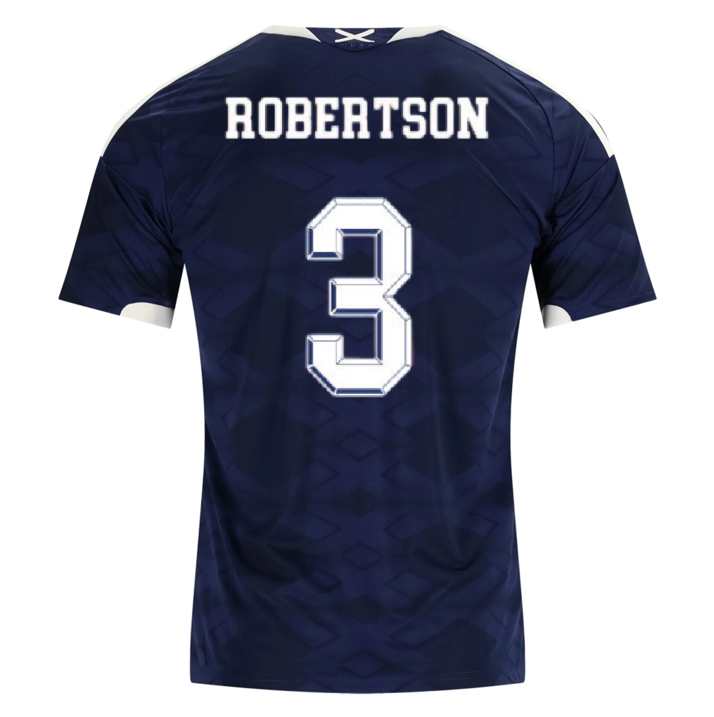 Scotland 2026 Home Jersey Andrew Robertson #3