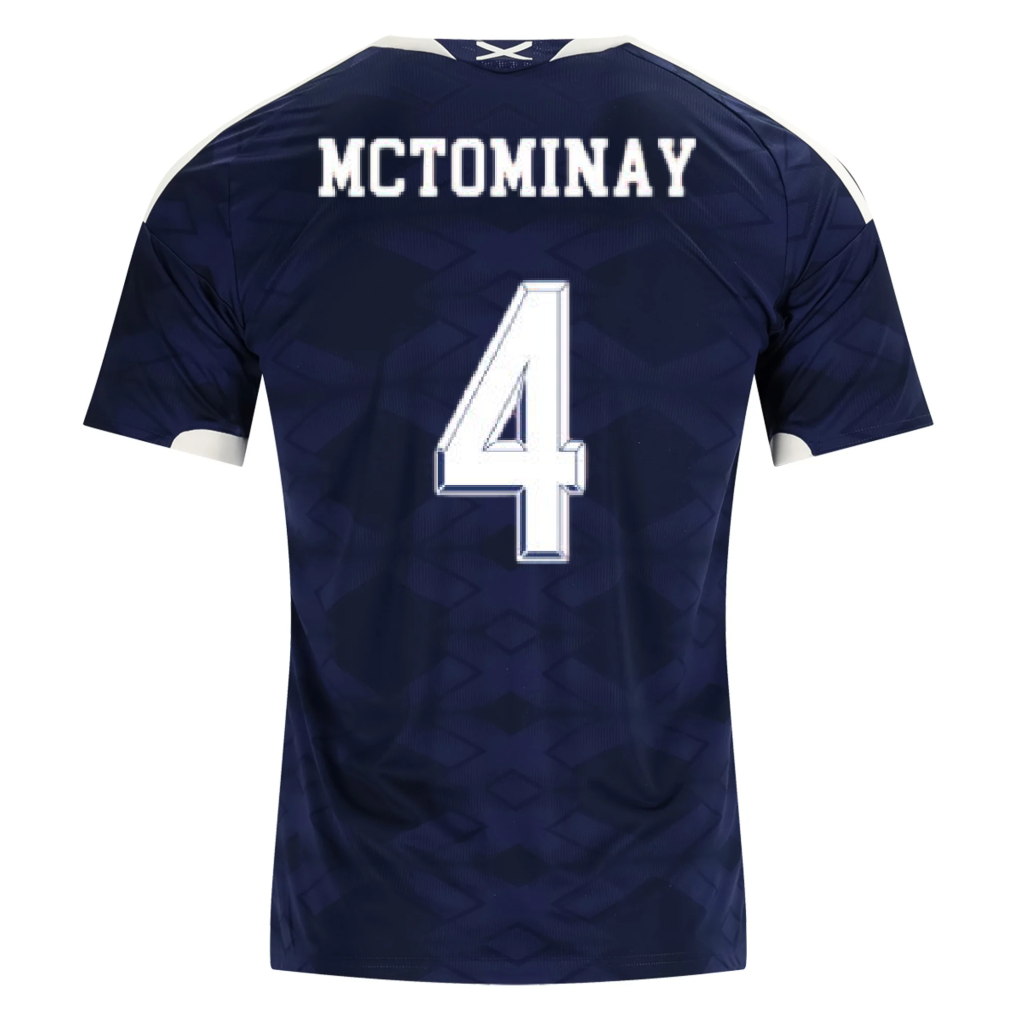 Scotland 2026 Home Jersey Scott McTominay #4