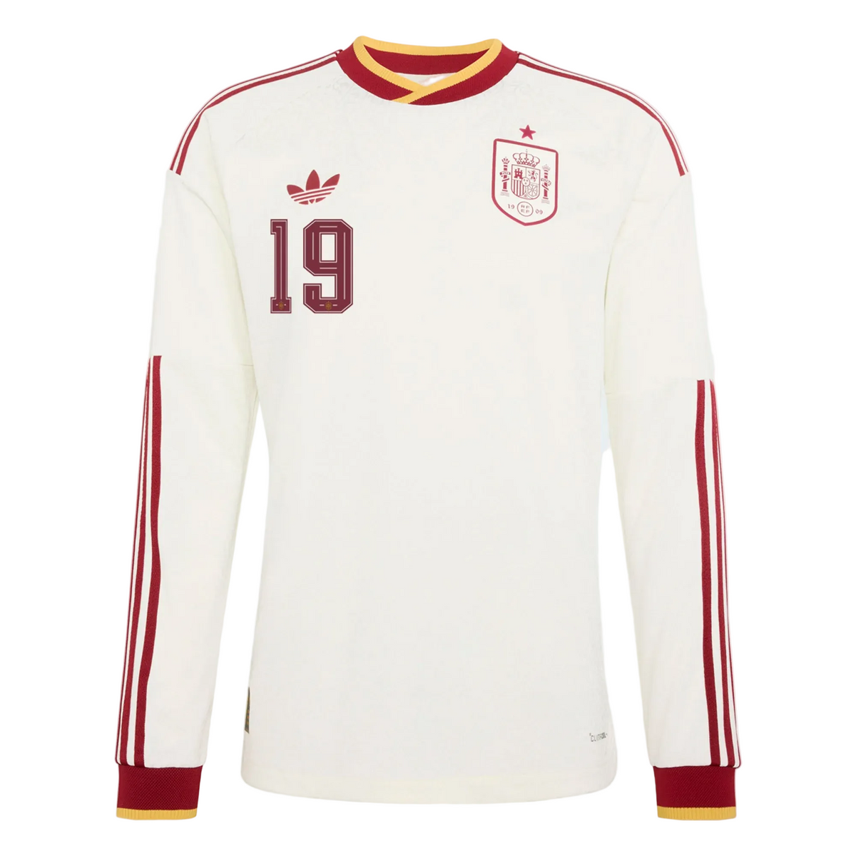 Spain 2026 Away Long Sleeve Jersey Lamine Yamal #19