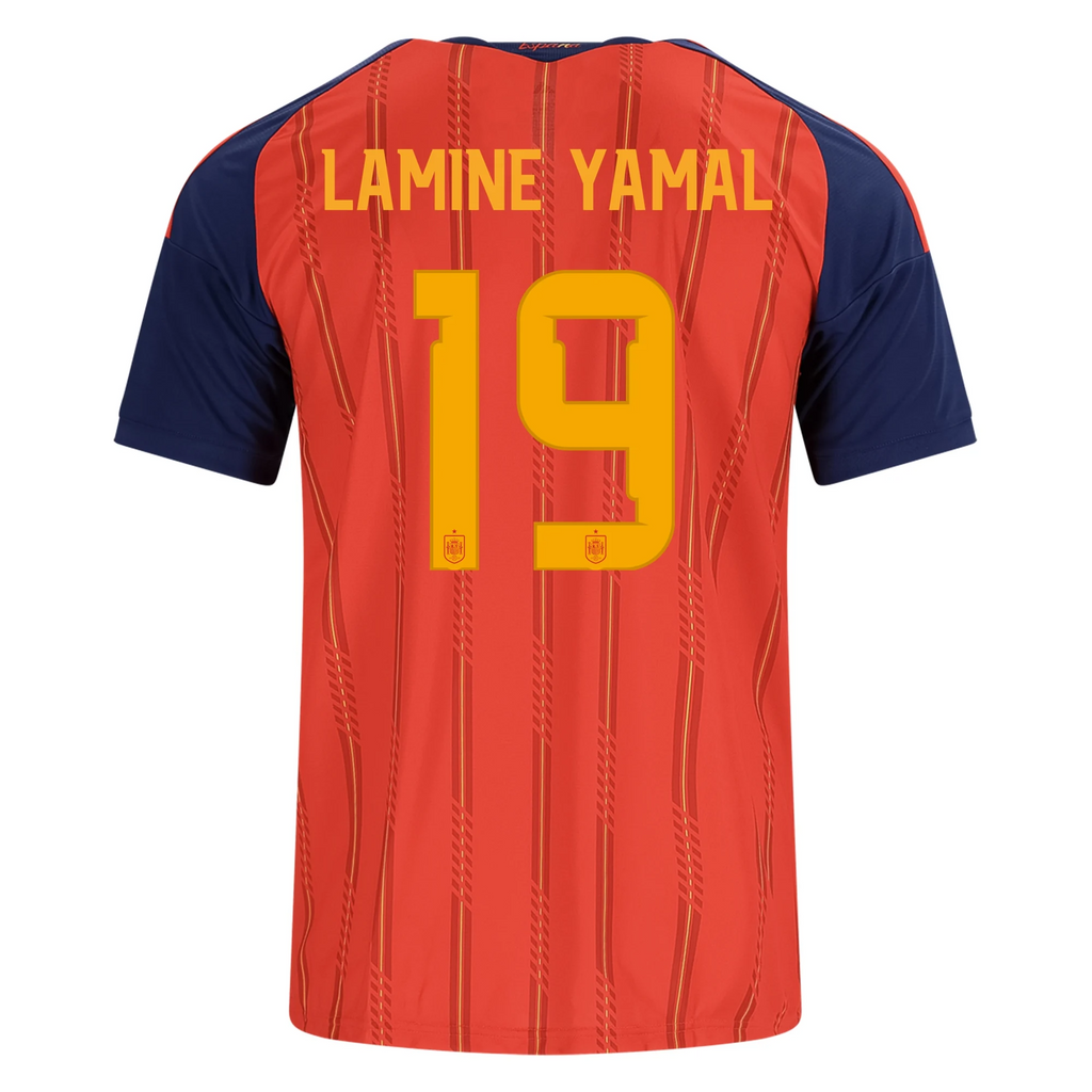 Spain 2026 Home Jersey Lamine Yamal #19 - 2 Stars