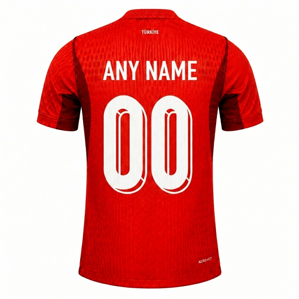 Turkey 2026 Home Jersey Custom