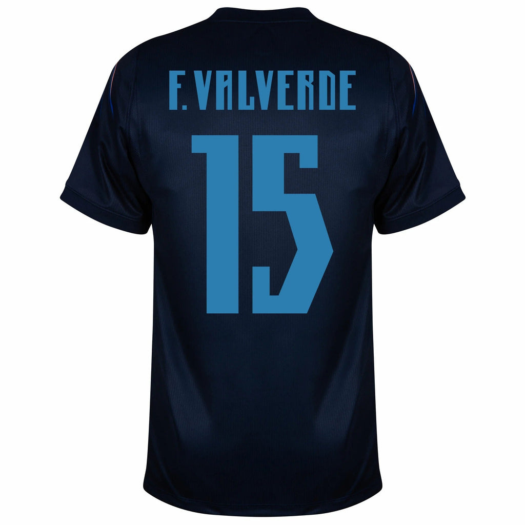 Uruguay 2026 Away Jersey Federico Valverde #15