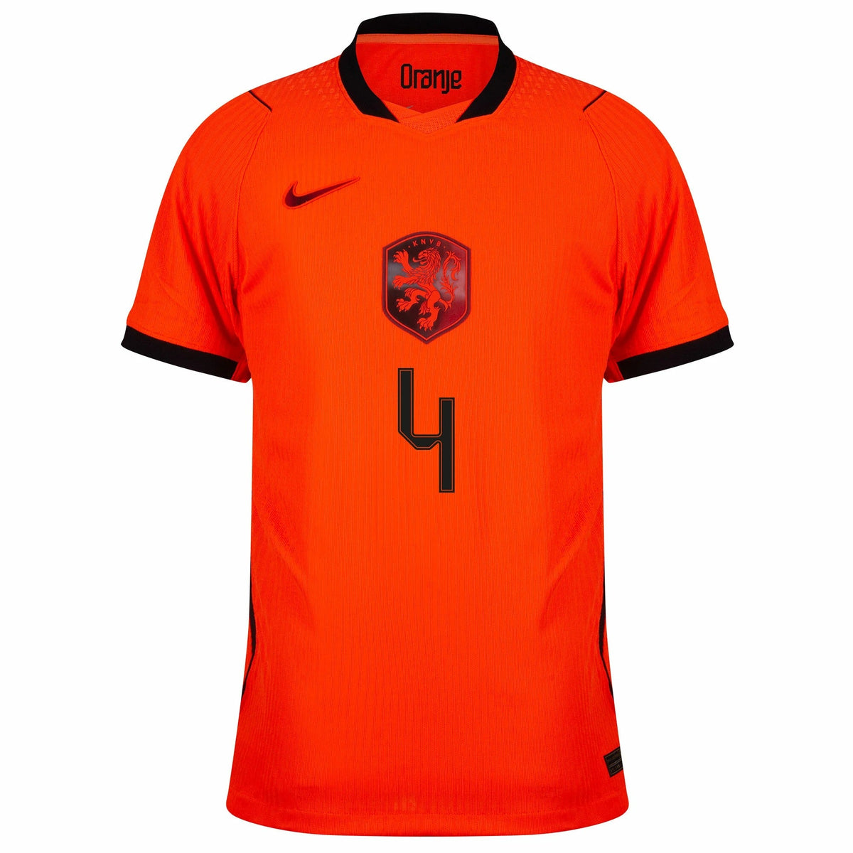 Netherlands 2026 Home Jersey Virgil Van Dijk #4