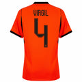 Netherlands 2026 Home Jersey Virgil Van Dijk #4