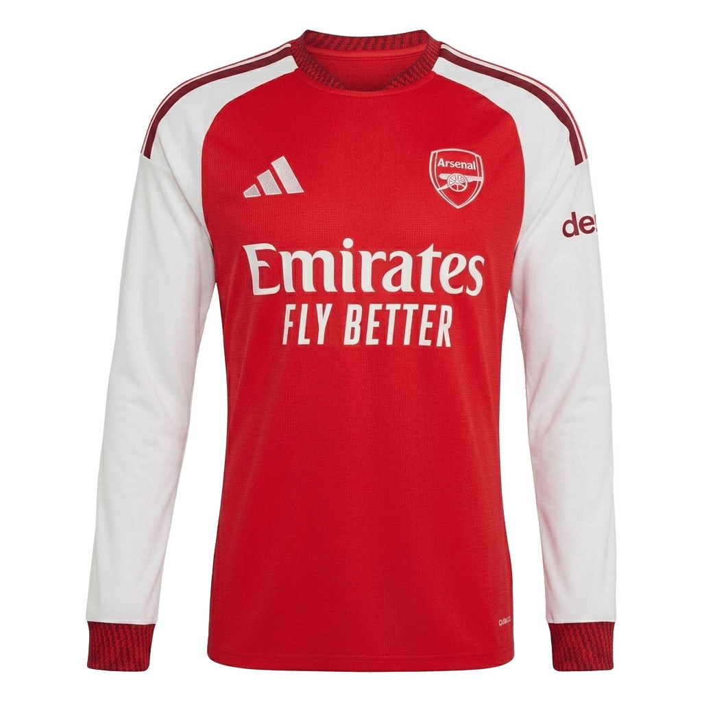 Arsenal 26/27 Home Long Sleeve Jersey - Elite Zone Sports