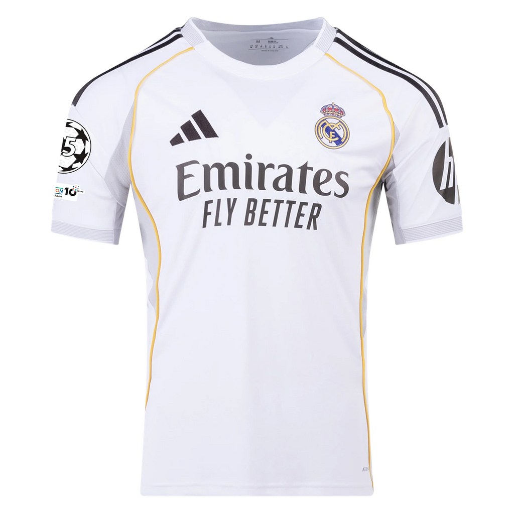 Real Madrid 25/26 Home Jersey Kylian Mbappe #10
